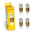 LEDitburn 4er Pack G9 LED Cylinder GOLD 2,5 Watt (ersetzt 20W) A+ 210lm warmweiß 240V nicht dimmbar